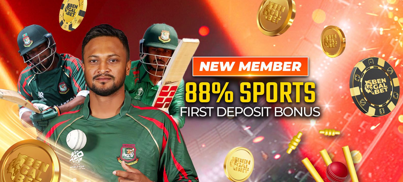 New Member 88% Sports First Deposit Bonus